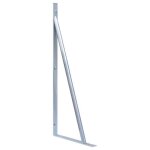 Bon plan supports pour poteau de cl�ture 3 pcs acier galvanis� thome5589423
