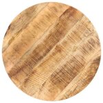 Bon plan table de bistro - jili hot - ronde Ø80x75cm - bois de manguier brut - pour salon / cuisine / ... Bon plan table de bistro - jili hot - ronde Ø80x75cm - bois de manguier brut - pour salon / cuisine / ...