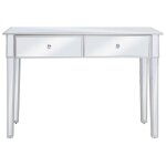 Bon plan table console - jili hot - console meuble entrée - miroir mdf et verre 1065 x 38 x 765cm - pour ... Bon plan table console - jili hot - console meuble entrée - miroir mdf et verre 1065 x 38 x 765cm - pour ...
