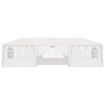 Bon plan tente de r�ception - jili hot - chapiteau et pavillon avec parois lat�rales 4x9 m blanc 90 g ...