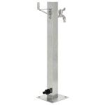 Bon plan tonneau de pluie ext�rieur - jilihot - colonne � eau de jardin carr�e - acier inoxydable 65cm ...