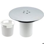 Bonde de douche 115mm remplacement de couvercle de siphon douche capot bonde universelle prise de douche ...