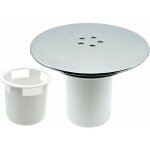 Bonde douche 90mm / 115mm - remplacement couvercle siphon - universelle chrom�e