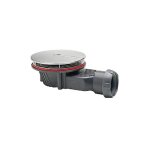 Bonde de douche - wirquin - slim - diamtre 40 mm - technologie smart membrane - installation facile