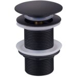 Bonde de lavabo noire sans trop - plein universelle bonde pop - up automatique pour vasque poser design ... Bonde de lavabo noire sans trop - plein universelle bonde pop - up automatique pour vasque poser design ...