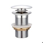 Bonde lavabo standard - g 1 ¼ automatique sans trop - plein chromé Bonde lavabo standard - g 1 ¼ automatique sans trop - plein chromé