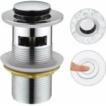 Bonde de lavabo avec trop - plein vidage lavabo pop - up bonde de vidage universelle chrom�