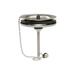 Bonde - rousseau - gr�s perc� - diam�tre 60 mm - inox - laiton