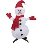 Bonhomme de neige lumineux - ptit clown - re22832 - 90 cm - blanc - Écharpe rouge Bonhomme de neige lumineux - ptit clown - re22832 - 90 cm - blanc - Écharpe rouge
