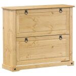Bonne qualité - armoire à chaussures - bonnie - commode à chaussures corona 99x32x85cm - bois de pin ... Bonne qualité - armoire à chaussures - bonnie - commode à chaussures corona 99x32x85cm - bois de pin ...