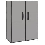 Bonne qualit� - armoire � chaussures - bonnie - commode � chaussures gris 60x28x90cm tissu - meuble dentr�e ...