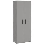 Bonne qualit� - armoire � chaussures - bonnie - commode � chaussures gris 60x30x166cm tissu - meuble ...