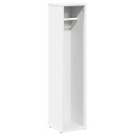 Bonne qualit - armoire de rangement meuble de salle de bain et wc - bonnie - avec porte - rouleau blanc ...