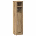 Bonne qualité - armoire de rangement meuble de salle de bain et wc - bonnie - avec porte - rouleau chêne ... Bonne qualité - armoire de rangement meuble de salle de bain et wc - bonnie - avec porte - rouleau chêne ...