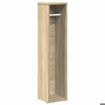 Bonne qualit - armoire de rangement meuble de salle de bain et wc - bonnie - avec porte - rouleau chne ...