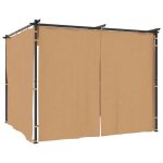 Bonne qualité - barnum dextérieur - anti - uv - tonnelle avec rideaux - bonnie - 3x3 m taupe acier deco ... Bonne qualité - barnum dextérieur - anti - uv - tonnelle avec rideaux - bonnie - 3x3 m taupe acier deco ...