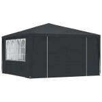 Bonne qualité - barnum dextérieur - anti - uv - tente de réception et parois latérales 4x4 m anthracite ... Bonne qualité - barnum dextérieur - anti - uv - tente de réception et parois latérales 4x4 m anthracite ...
