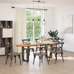 Bonne qualité - cuisine table à manger - 4 personnes - marron clair - bois de chêne massif ovale deco ... Bonne qualité - cuisine table à manger - 4 personnes - marron clair - bois de chêne massif ovale deco ...