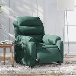 Bonne qualit� - fauteuil inclinable �lectrique vert fonc� velours75x925x100 cm relaxation - scandinave ...
