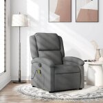 Bonne fauteuil de massage inclinable fauteuil releveur inclinable gris foncé tissu - yxm fr587645 Bonne fauteuil de massage inclinable fauteuil releveur inclinable gris foncé tissu - yxm fr587645
