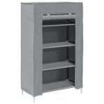 Bonne qualité - meuble à chaussures - bonnie - commode à chaussures gris 605x30x97cm tissu non tissé ... Bonne qualité - meuble à chaussures - bonnie - commode à chaussures gris 605x30x97cm tissu non tissé ...