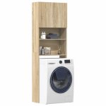 Bonne qualit� - meuble de machine � laver - meuble de salle de bain haute ch�ne sonoma - bois ding�nierie ...