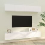 Bonne qualité - meubles tvmuraux4 pcsblanc 100x30x30 cm - buffet télévision / banc tv deco m3596630 Bonne qualité - meubles tvmuraux4 pcsblanc 100x30x30 cm - buffet télévision / banc tv deco m3596630