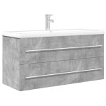 Bonne qualit - mobilier ensemble de meubles de salle de bain 2 pcs salle de bain et wc - bonnie - gris ...