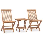 Bonne qualit� - salon dext�rieur ensemble � manger dext�rieur pliable avec coussin 3 pcs - 2 chaises ...