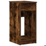 Bonne qualit� - support de tour dordinateur et tiroir ch�ne fum� 35x45x77cm - poste de travail meuble ...