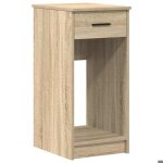 Bonne qualit - support de tour dordinateur et tiroir chne sonoma 35x45x77cm - poste de travail meuble ...