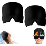 Bonnet anti - migraine - 2 pi�ces - masque anti - migraine - masque de sommeil inclus - masque pour les ...