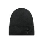 Bonnet armani exchange femme line noir synthtique