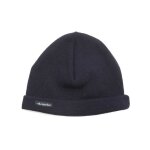 Bonnet - armor lux - uni bleu marine - 100% laine vierge - petite revers - hiver Bonnet - armor lux - uni bleu marine - 100% laine vierge - petite revers - hiver