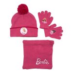 Bonnet barbie tour de cou gant license officiel barbie