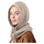 Bonnet femme hiver chapeaux dhiver pour femmes balaclava knit beanie skull cap tricote cagoule  capuche ...