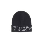 Bonnet guess homme fantaisie noir coton
