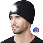 Bonnet avec lumire rechargeable par usb chapeau led avec lumire intgre pour marcher courir la nuit 3 ...