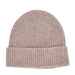 Bonnet mauve femme tommy hilfiger cashmere
