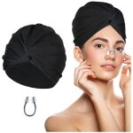 Bonnet de natation piscine baignade turban bandeau de natation en tissu extensible convient aux cheveux ...