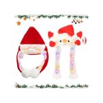 Bonnets de nol led - nikcorp - pre nol & bonhomme de neige - oreilles mobiles - tlcommande - multicolore ...