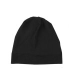 Bonnet de nuit en soie bonnet de nuit bonnet en satin rglable noir label