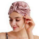 Bonnet de nuit en soie conu pour le soin des cheveux des femmes prserve lhydratation et vite les frisottis ...
