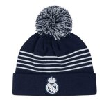Bonnet pompon - real madrid - collection officielle - acrylique - taille homme - hiver