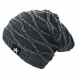 Bonnet tricot thermique chapeau dhiver bonnet femme homme bonnet dhiver avec doublure chaude en polaire ...