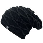 Bonnet tricot thermique chapeau dhiver bonnet femme homme bonnet dhiver avec doublure chaude en polaire ...