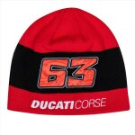 Bonnet - vr46 - dual ducati corse francesco bagnaia 63 - rouge - acrylique