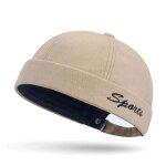 Bonnetcasquette sans visire roul chapeau brimlessbonnet bob homme femme marin rtro en coton avec bord ...
