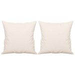 Bonnie�coussins d�coratifs - facile � nettoyer - lot de 2 - beige 40x40 cm tissu microfibre fr212436