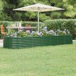 Bonnie® pot de fleurs / potager en acier galvanisé - lit surélevé de jardin acier enduit de poudre 296x80x36 ... Bonnie® pot de fleurs / potager en acier galvanisé - lit surélevé de jardin acier enduit de poudre 296x80x36 ...